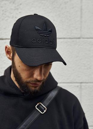 Кепка adidas черная черное лого3 фото