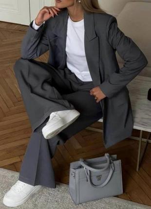 Костюм двойка, брюки палаццо + пиджак 😍