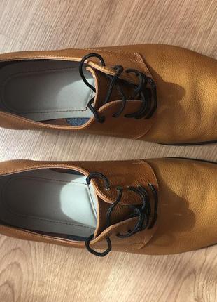 Шкіряні туфлі ручної роботи, 26,5 см2 фото