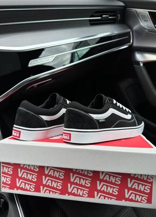 Мужские кеды vans old skool black white6 фото