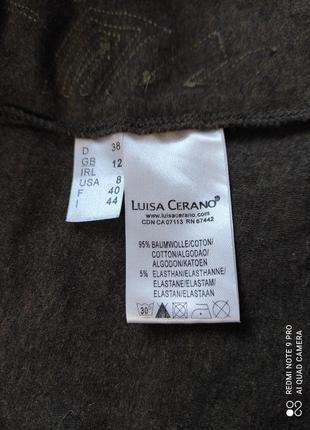 Luisa cerano блуза кофточка лонгслив пайетки брендовая5 фото