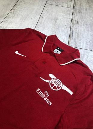 Футбольна футболка поло nike arsenal2 фото