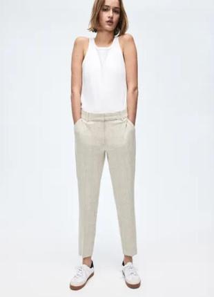 Брюки в клетку h&m