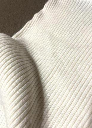 Новая вязанная юбка миди с боковым разрезом4 фото