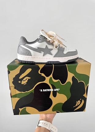 A bathing ape 🦧 
bape sta grey premium