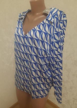 Нова шикарна блуза сорочка з саржевим відливом.5 фото