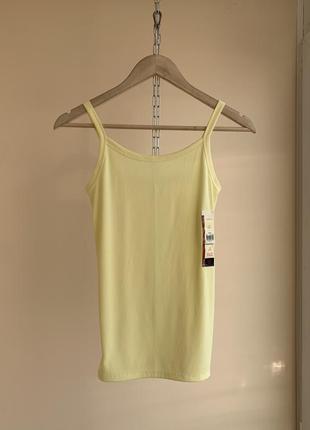 Легкая майка в рубчик no boundaries маечка cos uniqlo h&m zara mango stradivarius m