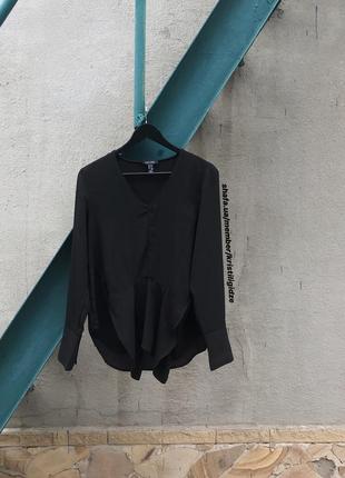 Чёрная блуза под шифон. 10 m м3 фото