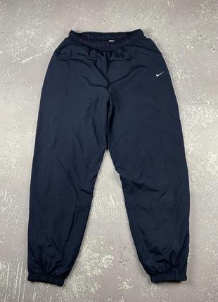 Nike vintge drill y2k спортивные штаны нейлон винтаж1 фото