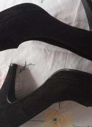 Туфли женские черного цвета.6 фото