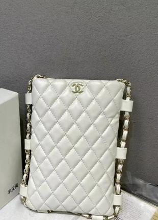 Сумочка vip gift  белая чехле бархат
