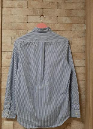 Рубашка ralph lauren в полоску  из хлопка3 фото