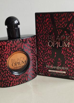 Парфумована вода black opium christmas collector 90ml yves saint  lauran1 фото