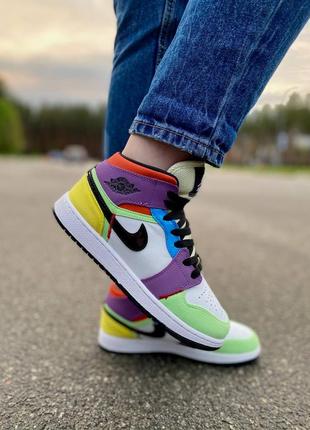 Женские кроссовки jordan 1 guo люкс качество
