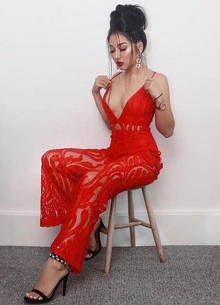 Комбинезон XS / 42 от asos. ажурное кружево