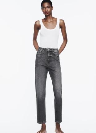 Zara mom jeans1 фото