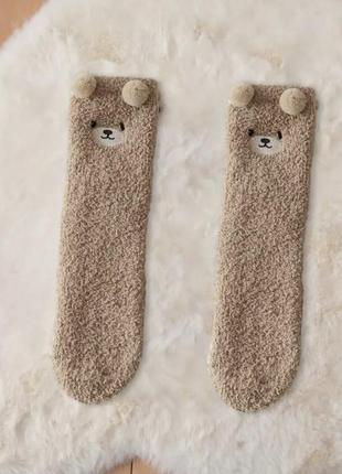 Носки махровые с мишкой2 фото