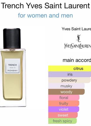 Trench yves saint laurent отливант оригинал 2ml2 фото