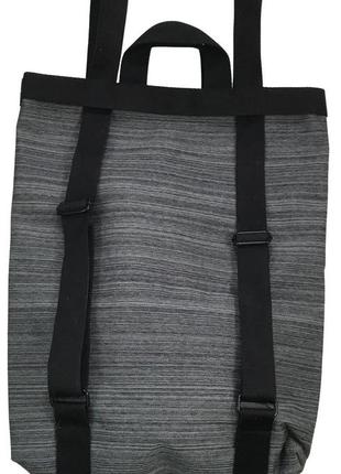 Рюкзак сумка два в одному ucon acrobatics ruben bag чорний із сірим4 фото
