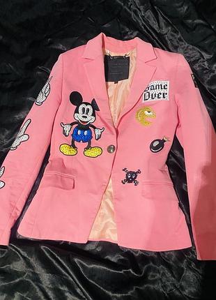 Пиджак philipp plein xs микки маус