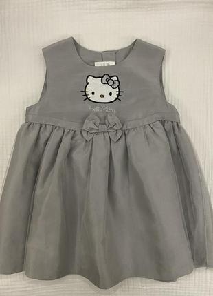 Платье hm hello kitty для девочки 12-18м