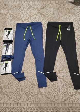 Crivit чоловічі тайтси для бігу,спортивні штани,лосини для бігу,штани,усі розміри