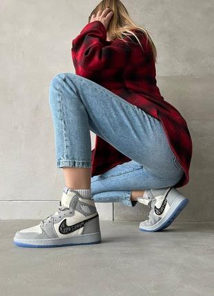 Жіночі кросівки jordan retro 1 x dior люкс якість