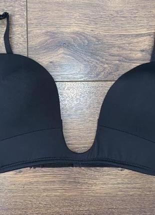 Черный стильный бюстгальтер"wonderbra",80c