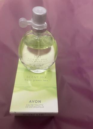 Туалетна вода ейвон avon fizzy green tea для неї, 30 мл