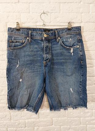 Фірмові джинсові шорти слім 34р.
