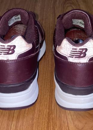 Мужские кожаные кроссовки new balance 597 burgundy4 фото