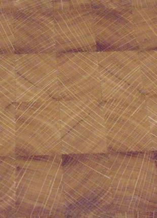 Торцева обробна дошка з дуба pav-wood 20х30х2.5 см6 фото