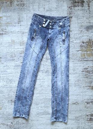 Шикарные стрейчевые джинсы, w32/l34, 44?-46-48?, хлопок, эластан, roberto cavalli1 фото