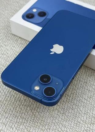 Iphone 13 256gb blue в идеальном состоянии + 2 чехла2 фото
