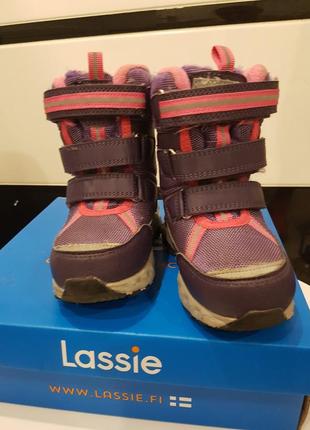 Зимние ботинки lassie  на девочку 24р2 фото
