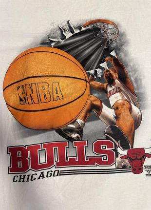 Редкая винтажная майка с баскетболистом nba chicago bulls3 фото