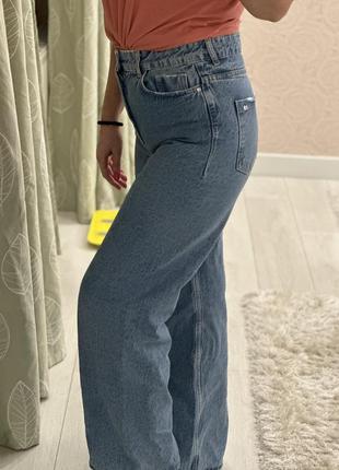 Джинсы женские zara wide leg 38