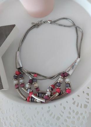 Шикарные бусы колье2 фото