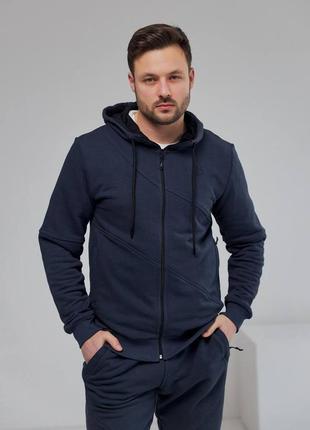 Костюм
ткань: трехнитка без флиса, 90% хлопок, 10% полиэстер
размер: m, l, xl, xxl5 фото