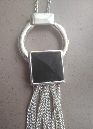 Набор длинное колье и серьги avon