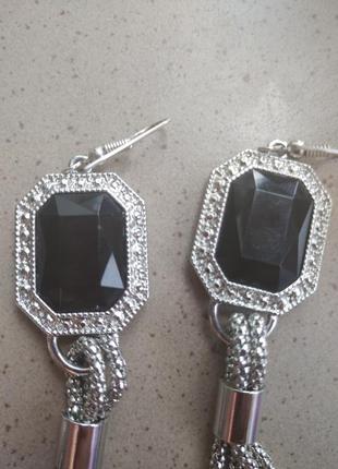 Набор длинное колье и серьги avon