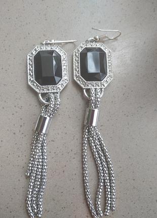 Набор длинное колье и серьги avon