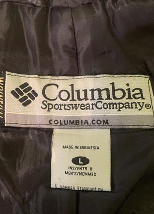 Гірськолижні утеплені штани комбінезон columbia колір чорний розмір l6 фото