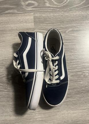 Vans old skool темно-сині як нові