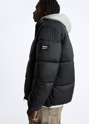 Zara мужская стеганая куртка демисезонная3 фото