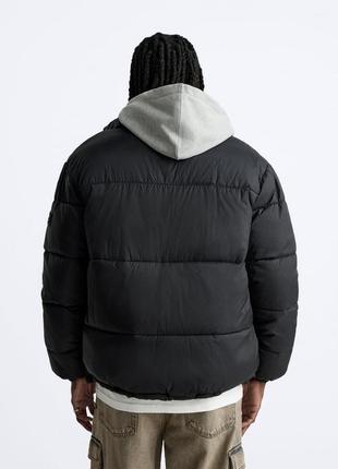 Zara мужская стеганая куртка демисезонная5 фото