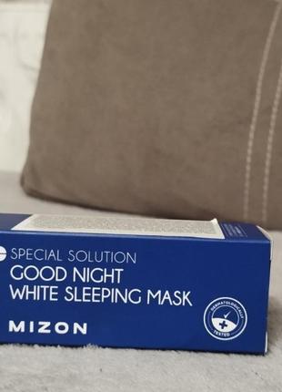 Mizon good night white sleeping mask3 фото