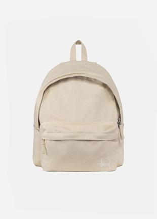 Рюкзак stussy canvas backpack natural из новых коллекций1 фото