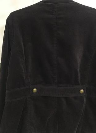 Новый женский велюровый пиджак жакет куртка бомбер р. 48-50 rocha. john rocha  petite англия2 фото