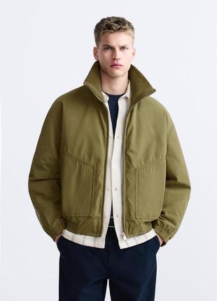 Zara куртка бомбер мужской демисезонная1 фото